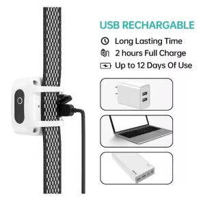 Vodotěsný vibrační obojek pro školení psů Smart Bark Stopper (černý) TopTechnology