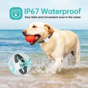 Vodotěsný vibrační obojek pro školení psů Smart Bark Stopper (černý) TopTechnology