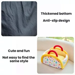 Zimní polouzavřený teplý přenosný kočičí pelíšek, vel. L TopTechnology