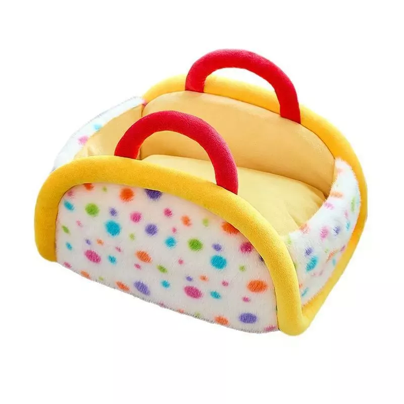 Zimní polouzavřený teplý přenosný kočičí pelíšek, vel. L TopTechnology