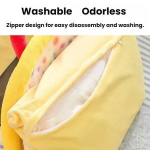 Zimní polouzavřený teplý přenosný pelíšek pro kočky, velikost M TopTechnology