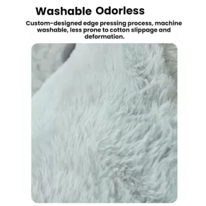 Zimní teplý polštář pro domácí zvířata - bílý, velikost L TopTechnology Zimní teplý polštář pro domácí zvířata - bílý, velikost L TopTechnology