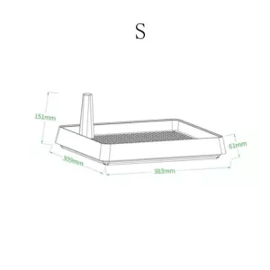 Kryté záchodové toalety pro psy - Open Type, rozměr: 38.3x30.9cm TopTechnology Kryté záchodové toalety pro psy - Open Type, rozměr: 38.3x30.9cm TopTechnology