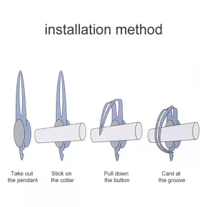 LED noční světlo pro domácí zvířata - silikonový přívěsek (růžový) TopTechnology LED noční světlo pro domácí zvířata - silikonový přívěsek (růžový) TopTechnology