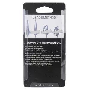 LED noční světlo pro domácí zvířata - silikonový přívěsek (růžový) TopTechnology LED noční světlo pro domácí zvířata - silikonový přívěsek (růžový) TopTechnology