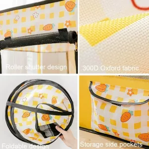 Obdélníkový skládací plot pro domácí zvířata - XL (Růžová jahoda) TopTechnology Obdélníkový skládací plot pro domácí zvířata - XL (Růžová jahoda) TopTechnology