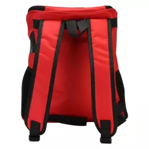 Přenosný skládací nylonový batoh pro domácí zvířata, rozměr: 33 x 30 x 24 cm (červený) TopTechnology Přenosný skládací nylonový batoh pro domácí zvířata, rozměr: 33 x 30 x 24 cm (červený) TopTechnology