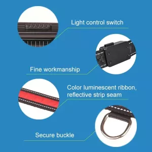 Svítící obojek pro psy střední a velké velikosti s LED, solární + USB nabíjení, obvod krku: S, 35-40cm (Zelený) TopTechnology Svítící obojek pro psy střední a velké velikosti s LED, solární + USB nabíjení, obvod krku: S, 35-40cm (Zelený) TopTechnology