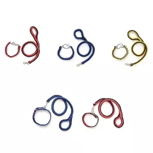 Vodítko pro psy s pleteným pásem, výbuchu odolné, velikost L (Červená+Černá) TopTechnology Vodítko pro psy s pleteným pásem, výbuchu odolné, velikost L (Červená+Černá) TopTechnology