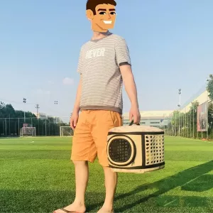 EVA Přenosná Skládací Taška pro Domácí Zvířata (Růžová) TopTechnology EVA Přenosná Skládací Taška pro Domácí Zvířata (Růžová) TopTechnology