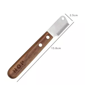 HOP Terrier Dog Plucking Knife - Nástroj pro úpravu a holení psů (levá varianta CS21) TopTechnology HOP Terrier Dog Plucking Knife - Nástroj pro úpravu a holení psů (levá varianta CS21) TopTechnology