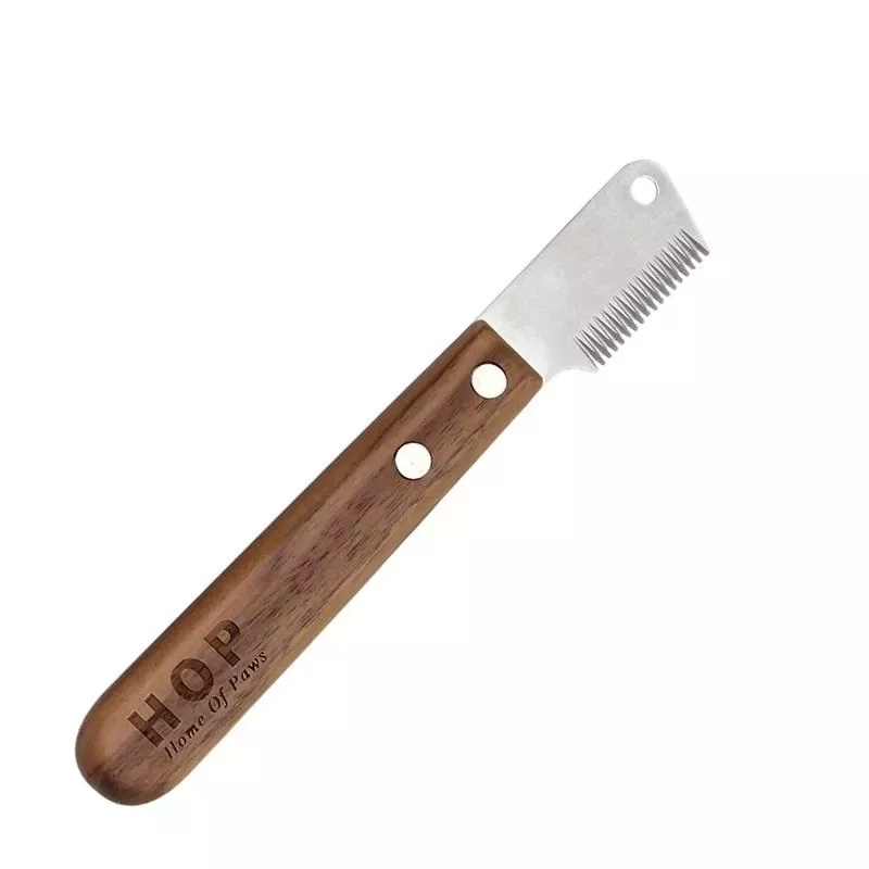 HOP Terrier Dog Plucking Knife - Nástroj pro úpravu a holení psů (levá varianta CS21) TopTechnology