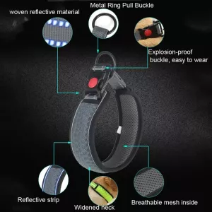 Obojek pro psy Honeycomb L(černý) - prodyšný, reflexní, protiskluzový TopTechnology Obojek pro psy Honeycomb L(černý) - prodyšný, reflexní, protiskluzový TopTechnology