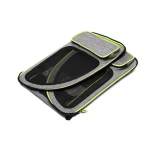 Prodyšný batoh pro domácí zvířata Full Net - šedý TopTechnology Prodyšný batoh pro domácí zvířata Full Net - šedý TopTechnology