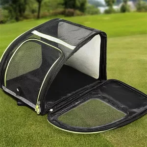 Prodyšný batoh pro domácí zvířata Full Net - šedý TopTechnology Prodyšný batoh pro domácí zvířata Full Net - šedý TopTechnology