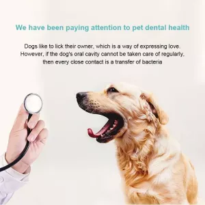 Elektrická zubní kartáček pro domácí zvířata - odstraňovač plaku (růžový) TopTechnology Elektrická zubní kartáček pro domácí zvířata - odstraňovač plaku (růžový) TopTechnology