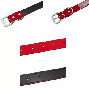 Flocking Diamond Studded Bowknot Pet Collar pro psy, velikost S, 1.5 * 37 cm (černý) TopTechnology Flocking Diamond Studded Bowknot Pet Collar pro psy, velikost S, 1.5 * 37 cm (černý) TopTechnology