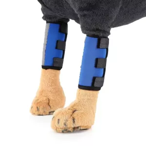 Ochranný obal na koleno pro psy - S (modré odražení) TopTechnology Ochranný obal na koleno pro psy - S (modré odražení) TopTechnology