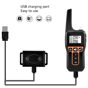 PaiPaitek PD529V-1 Vibrační obojek pro psy s dálkovým ovládáním 1000M - protikorozní zařízení TopTechnology