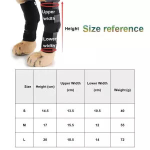 Pet Knee Pads Dog Leg Guards Pet Protective Gear Surgery Injury Sheath, Size: S(HJ02 Classic Red) TopTechnology Pet Knee Pads Dog Leg Guards Pet Protective Gear Surgery Injury Sheath, Size: S(HJ02 Classic Red) TopTechnology
