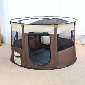 Pet Tent pro psy a kočky - Extra velká chovatelská komora 55x110 cm (hnědá) TopTechnology Pet Tent pro psy a kočky - Extra velká chovatelská komora 55x110 cm (hnědá) TopTechnology