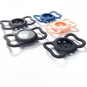 Pokrytí obojku pro domácí zvířata pro AirTag - 2 ks v kontrastních barvách (tmavě modré) TopTechnology Pokrytí obojku pro domácí zvířata pro AirTag - 2 ks v kontrastních barvách (tmavě modré) TopTechnology