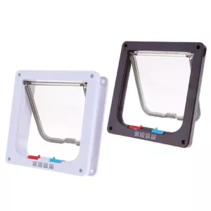 Uzamykatelné bezpečnostní dvířka pro domácí mazlíčky - Velikost L (hnědá) TopTechnology Uzamykatelné bezpečnostní dvířka pro domácí mazlíčky - Velikost L (hnědá) TopTechnology