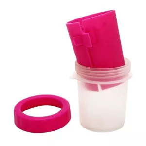 Antiseptický produkt pro domácí mazlíčky - silikonový čisticí pohár na nohy S (červený) TopTechnology Antiseptický produkt pro domácí mazlíčky - silikonový čisticí pohár na nohy S (červený) TopTechnology