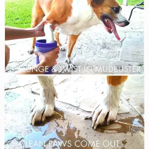 Antiseptický produkt pro domácí mazlíčky - silikonový čisticí pohár na nohy S (červený) TopTechnology Antiseptický produkt pro domácí mazlíčky - silikonový čisticí pohár na nohy S (červený) TopTechnology