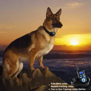 Automatický obojek proti štěkání pro psy s elektrickým šokem a PU kůží TopTechnology Automatický obojek proti štěkání pro psy s elektrickým šokem a PU kůží TopTechnology