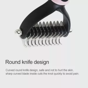 Hřeben na srst pro psy a kočky - modrý TopTechnology Hřeben na srst pro psy a kočky - modrý TopTechnology