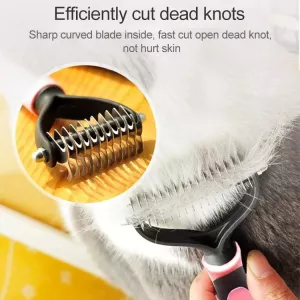 Hřeben na srst pro psy a kočky - modrý TopTechnology Hřeben na srst pro psy a kočky - modrý TopTechnology