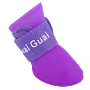 Lovely Pet Dog Shoes - Barefoot boty pro psy v cukrové barvě, M, 5.0 x 4.0cm (fialová) TopTechnology Lovely Pet Dog Shoes - Barefoot boty pro psy v cukrové barvě, M, 5.0 x 4.0cm (fialová) TopTechnology