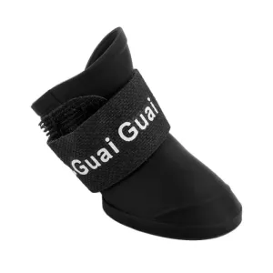 Lovely Pet Dog Shoes - Ochranné gumové boty pro psy, černé S TopTechnology Lovely Pet Dog Shoes - Ochranné gumové boty pro psy, černé S TopTechnology