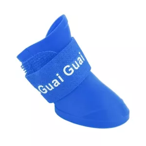 Lovely Pet Dog Shoes - Voděodolné gumové boty pro psy, velikost M (5.0 x 4.0cm, modré) TopTechnology Lovely Pet Dog Shoes - Voděodolné gumové boty pro psy, velikost M (5.0 x 4.0cm, modré) TopTechnology