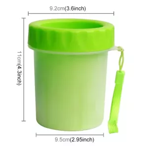 Pet Antiseptic Products Silicone Wash Feet Cleaning Cup Size: S (Zelený) TopTechnology