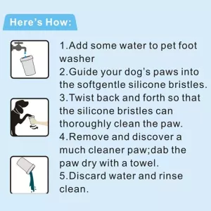 Pet Antiseptic Products Silicone Wash Feet Cleaning Cup Size: S (Zelený) TopTechnology