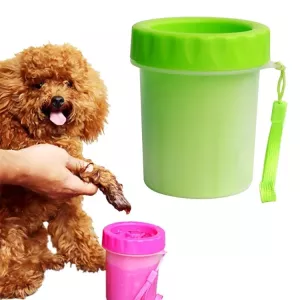 Pet Antiseptic Products Silicone Wash Feet Cleaning Cup Size: S (Zelený) TopTechnology