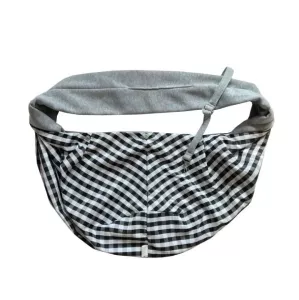 Taška pro domácí mazlíčky - šedá messenger taška z bavlny TopTechnology Taška pro domácí mazlíčky - šedá messenger taška z bavlny TopTechnology