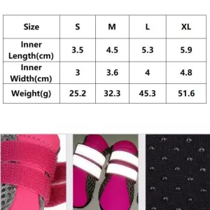 4v1 boty pro domácí zvířata - psí boty velikost M (růžové) pro malé a střední psy TopTechnology 4v1 boty pro domácí zvířata - psí boty velikost M (růžové) pro malé a střední psy TopTechnology