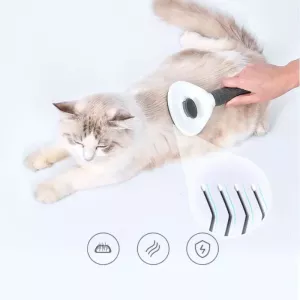 Automatická kartáč na psa s nerezovou jehlou - růžová jemná jehla TopTechnology Automatická kartáč na psa s nerezovou jehlou - růžová jemná jehla TopTechnology