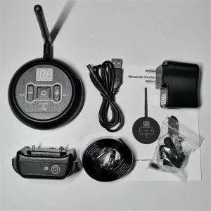 Elektronický bezdrátový tréninkový obojek pro domácí zvířata, US Plug (s 1 obojkem) TopTechnology Elektronický bezdrátový tréninkový obojek pro domácí zvířata, US Plug (s 1 obojkem) TopTechnology