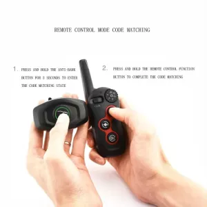 Elektronický trenér pro psy s dálkovým ovládáním a automatickým zastavením štěkání - Černý TopTechnology