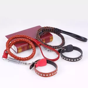 Hrudní popruh pro psa z hovězí kůže s teleskopickým vodítkem, vhodný pro střední a velké psy (černý) TopTechnology Hrudní popruh pro psa z hovězí kůže s teleskopickým vodítkem, vhodný pro střední a velké psy (černý) TopTechnology