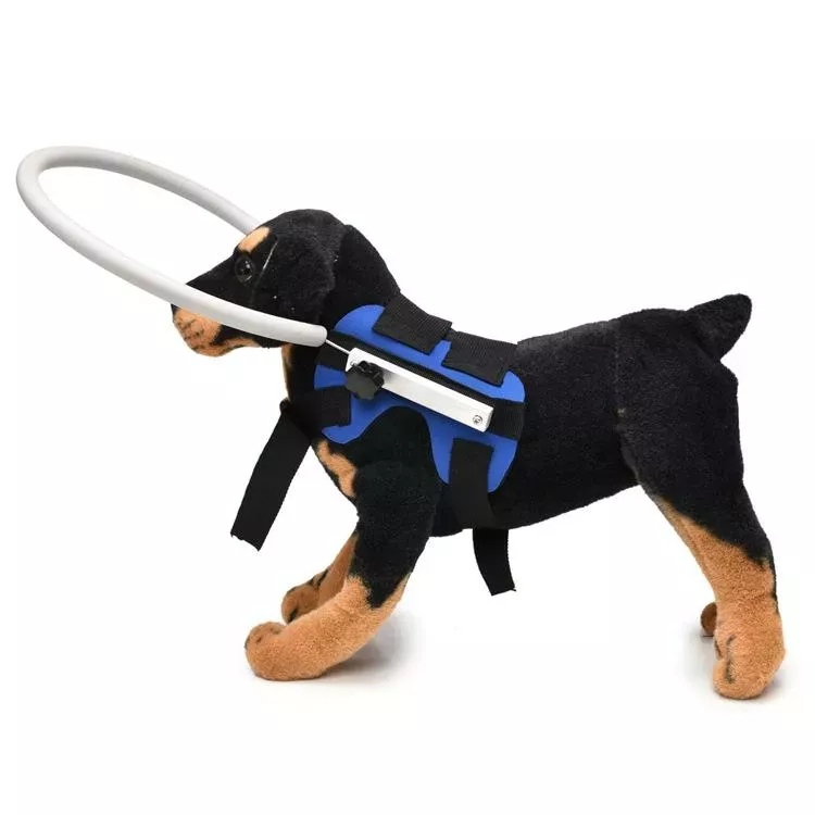 Kruh proti kolizím pro psy s nejasným zrakem - ochranný kruh, velikost S (modrý) TopTechnology