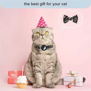 Náhrdelník pro domácí mazlíčky s potiskem a zvonkem pro AirTag (Růžový) TopTechnology Náhrdelník pro domácí mazlíčky s potiskem a zvonkem pro AirTag (Růžový) TopTechnology