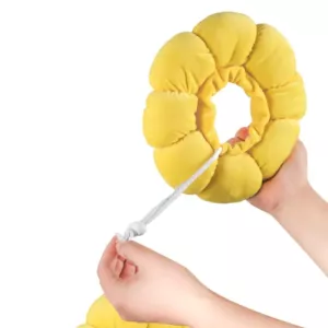 Obojek pro kočky s ochranným kruhem proti kousání, velikost S (zlatě žlutý) TopTechnology Obojek pro kočky s ochranným kruhem proti kousání, velikost S (zlatě žlutý) TopTechnology