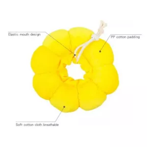 Obojek pro kočky s ochranným kruhem proti kousání, velikost S (zlatě žlutý) TopTechnology Obojek pro kočky s ochranným kruhem proti kousání, velikost S (zlatě žlutý) TopTechnology