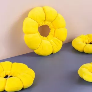 Obojek pro kočky s ochranným kruhem proti kousání, velikost S (zlatě žlutý) TopTechnology Obojek pro kočky s ochranným kruhem proti kousání, velikost S (zlatě žlutý) TopTechnology