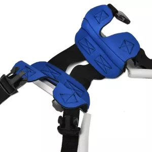 Ochranný kruh proti kolizím pro psy - variant M (modrý) TopTechnology